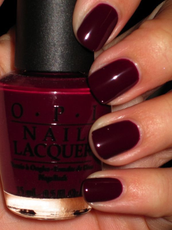 O.p.i Nail Designs
 William Tell Them About OPI for fall Love this color