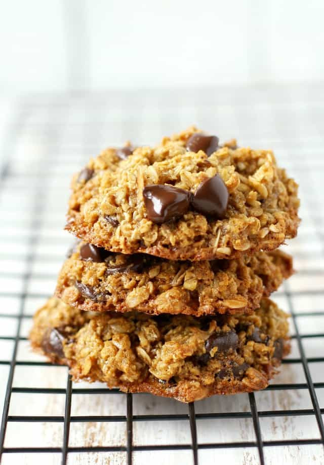 Oatmeal Chocolate Chip Cookies Healthy
 Soft and Chewy Healthy Oatmeal Chocolate Chip Cookies