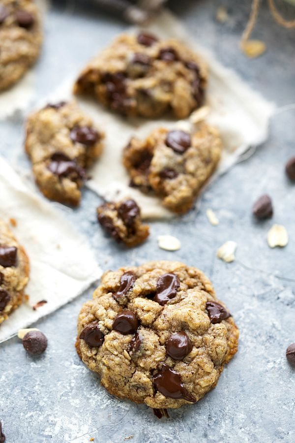 Oatmeal Chocolate Chip Cookies Healthy
 Healthy Oatmeal Chocolate Chip Cookies are low in refined