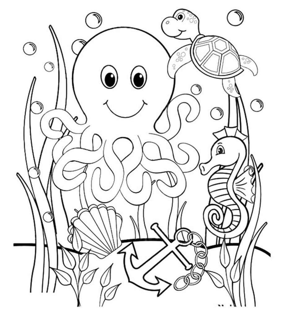 Ocean Coloring Pages For Kids
 35 Best Free Printable Ocean Coloring Pages line