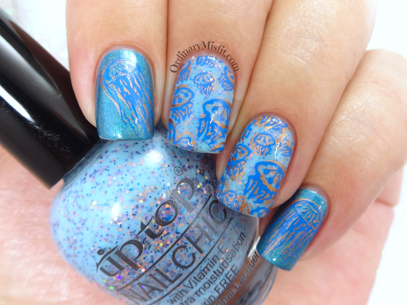 Ocean Nail Art
 52 week nail art challenge – Week 2 Ocean