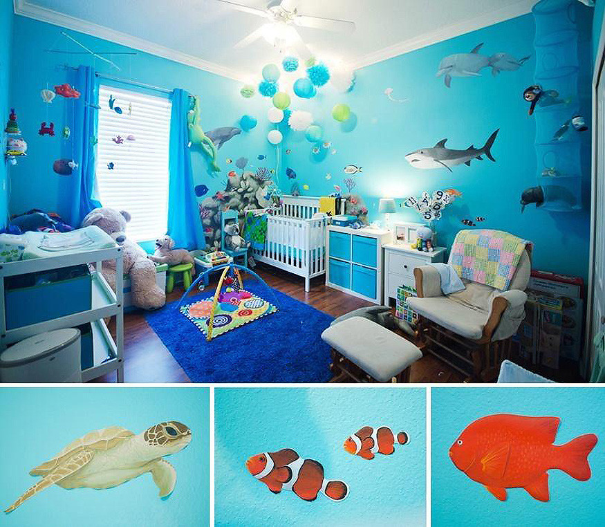 Ocean Themed Kids Room
 Orlando Baby grapher 2014 Nursery Contest Voting