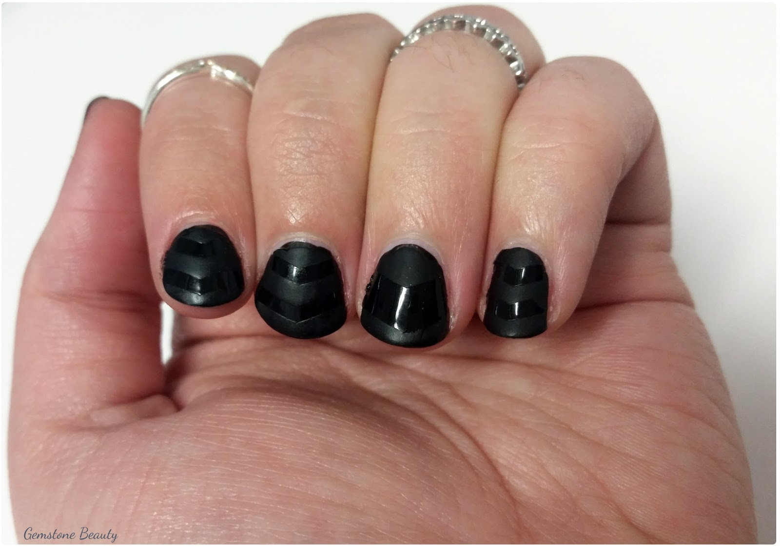 October Nail Designs
 Gemstone Beauty October Nail Art Challenge Day 1 Black