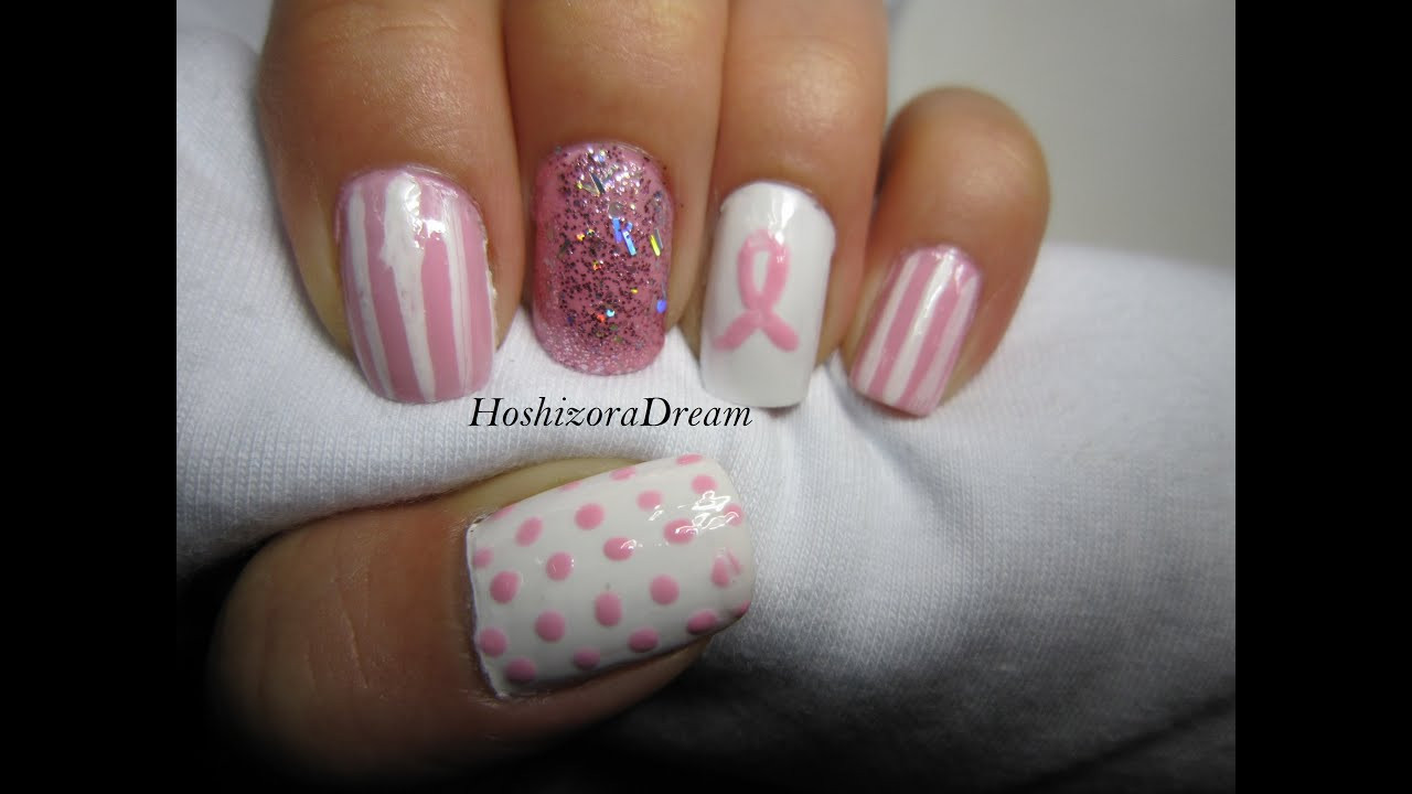 October Nail Designs
 Pink October nail art tutorial