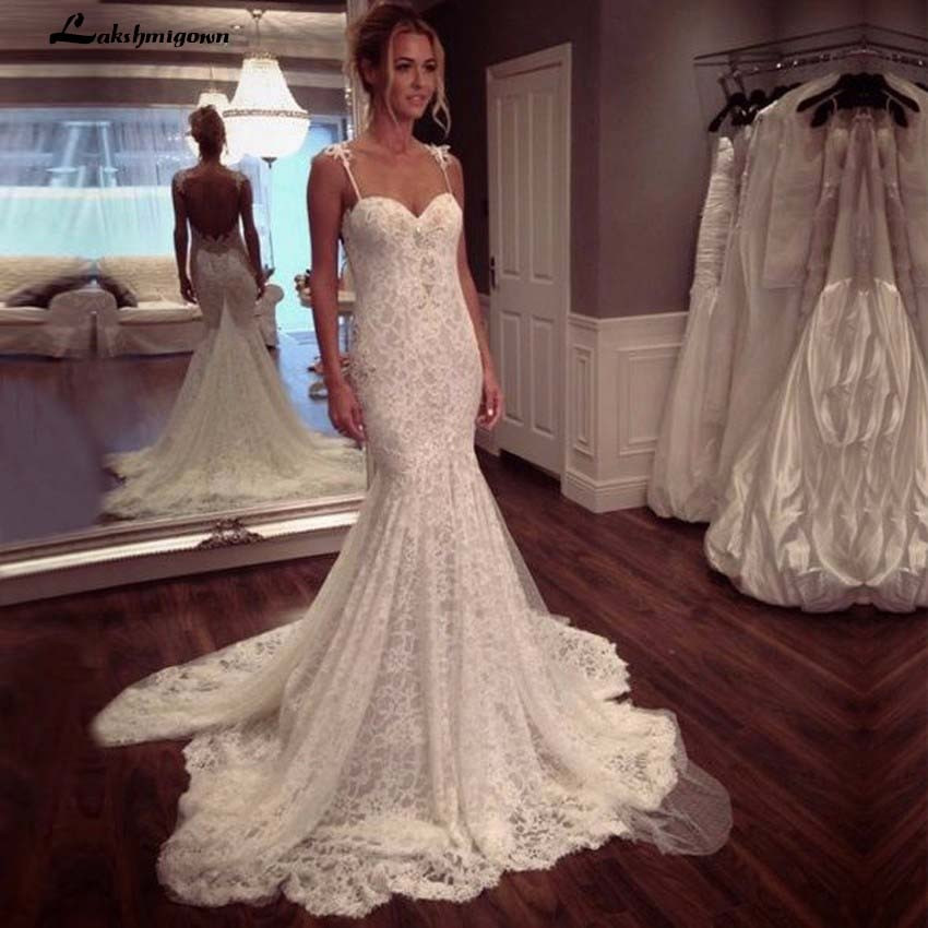 Off White Wedding Dress
 Aliexpress Buy High quality f White Lace Mermaid