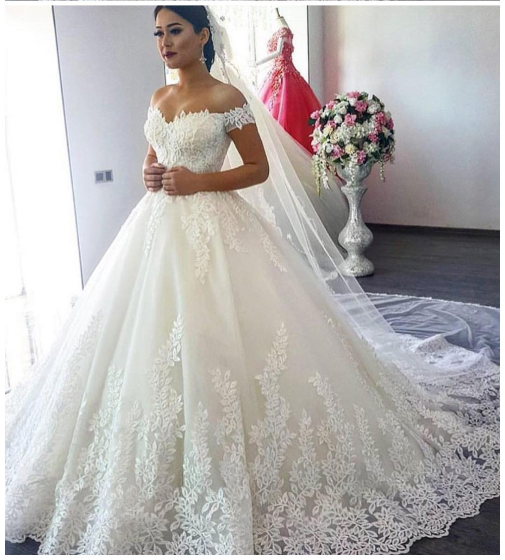 Off White Wedding Dress
 f White Wedding Dresses Modest Bridal Gown Ball Gown