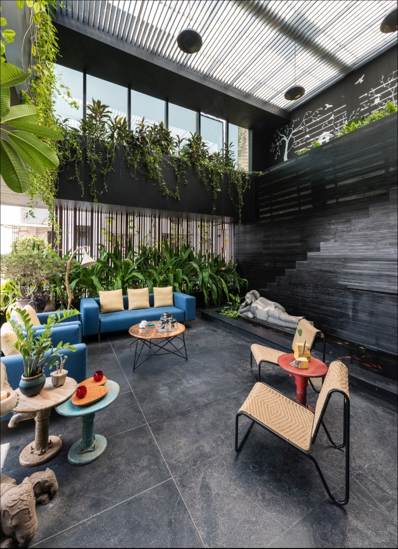 Office Terrace Landscape
 Garden fice link between inside and outside Studio
