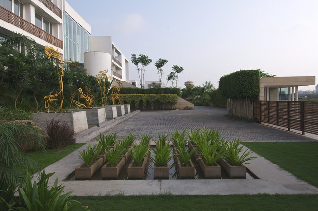 Office Terrace Landscape
 Corporate fice by Hiren Patel Architects
