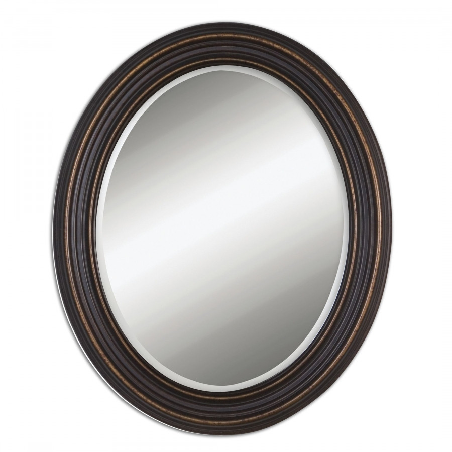 Oil Rubbed Bronze Bathroom Mirror
 Ovesca Dark Oil Rubbed Bronze Oval Mirror UVU