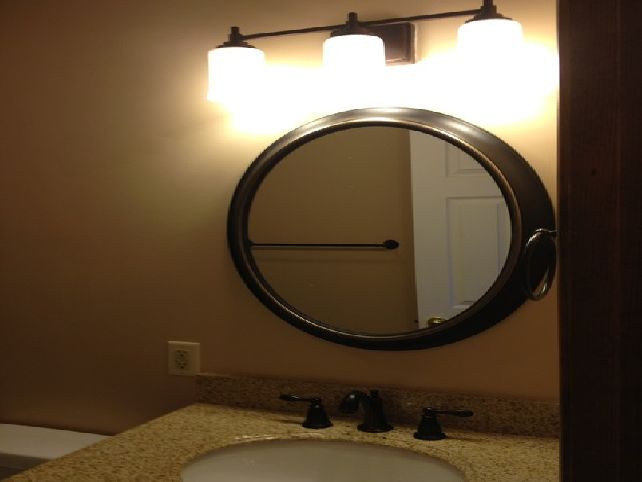 Oil Rubbed Bronze Bathroom Mirror
 Oil rubbed bronze framed mirror