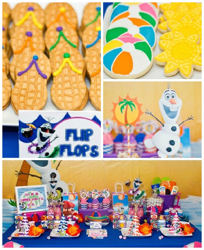 Olaf Summer Birthday Party Ideas
 Olaf Themed Summer Party
