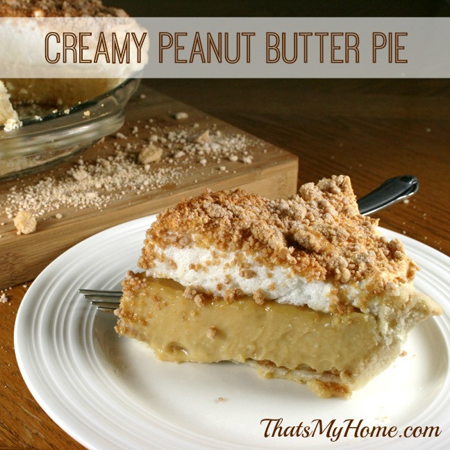 Old Fashioned Peanut Butter Pie
 old fashioned peanut butter pie recipe