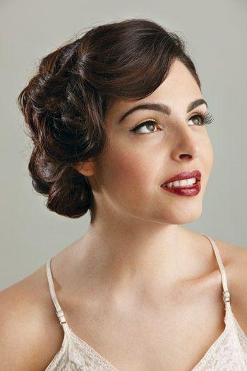 Old Hollywood Wedding Hairstyles
 old hollywood hair updo waves