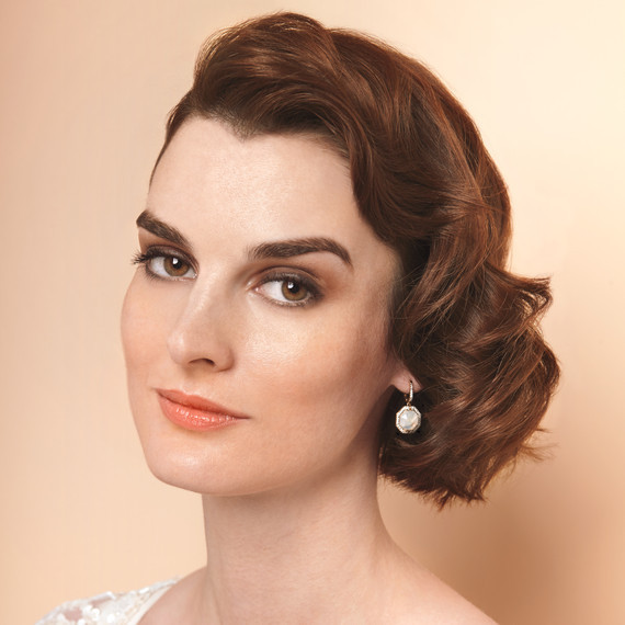 Old Hollywood Wedding Hairstyles
 Old Hollywood Waves Short Wedding Hairstyle