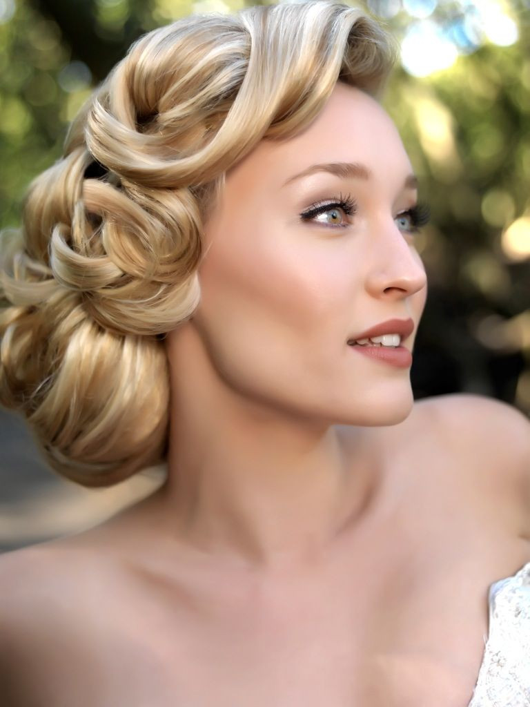 Old Hollywood Wedding Hairstyles
 Old hollywood