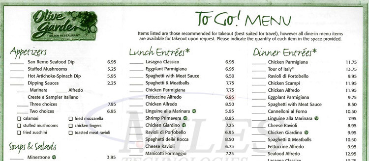 Olive Garden Menu Prices Dinner
 Quotes About Olive Garden QuotesGram