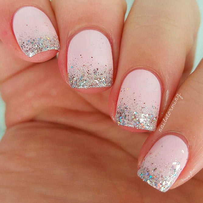 Ombre Glitter Nails
 21 Cute Ombre Nails Designs You Can Do