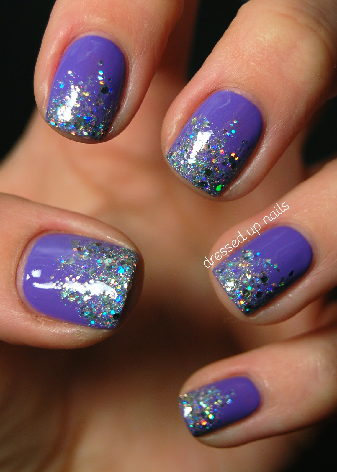 Ombre Nails Glitter
 Be Fun and Fabulous with this Top 50 Glitter Ombre Nails
