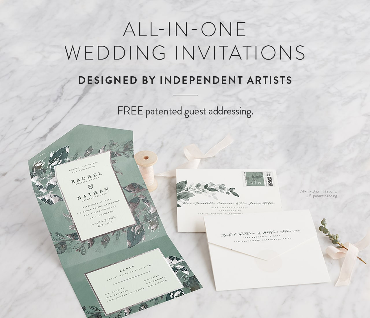 One Of A Kind Wedding Invitations
 All In e Wedding Invitations