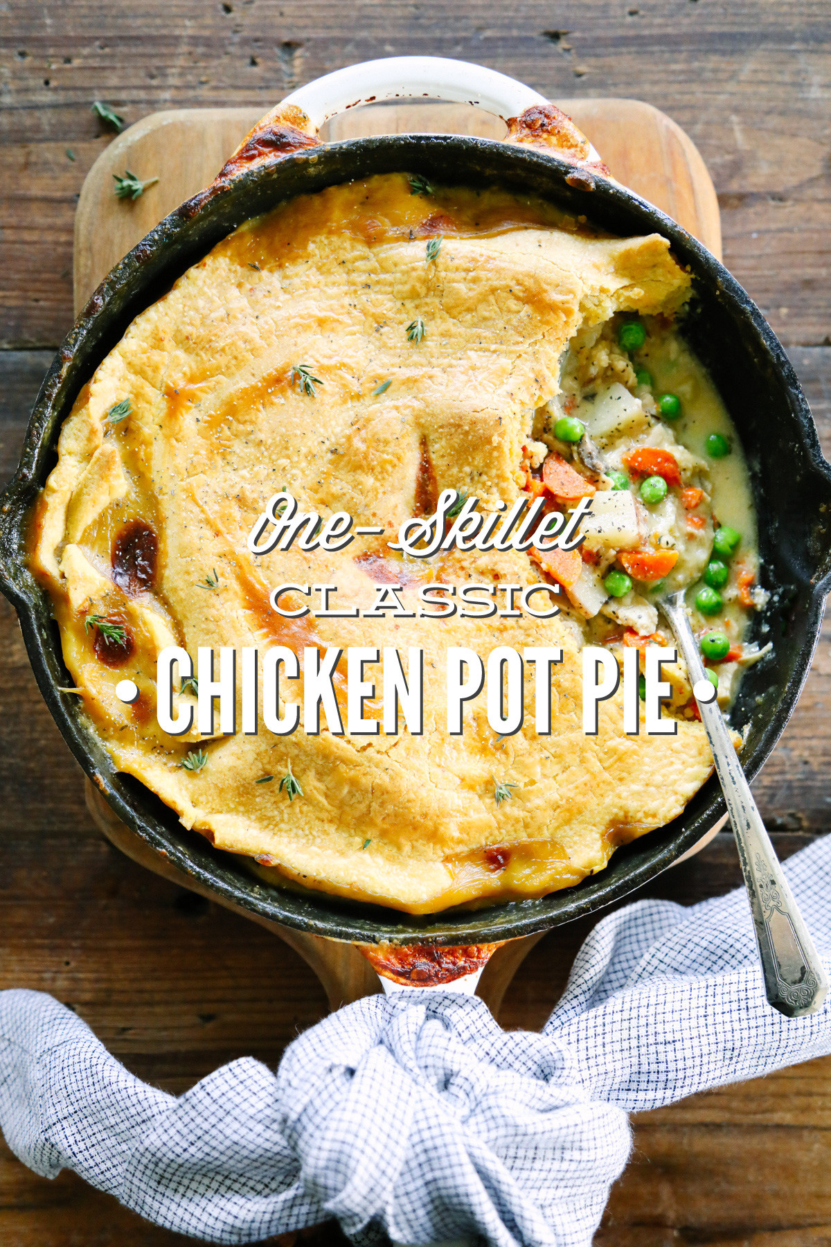 One Pot Chicken Pot Pie
 e Skillet Classic Chicken Pot Pie Live Simply