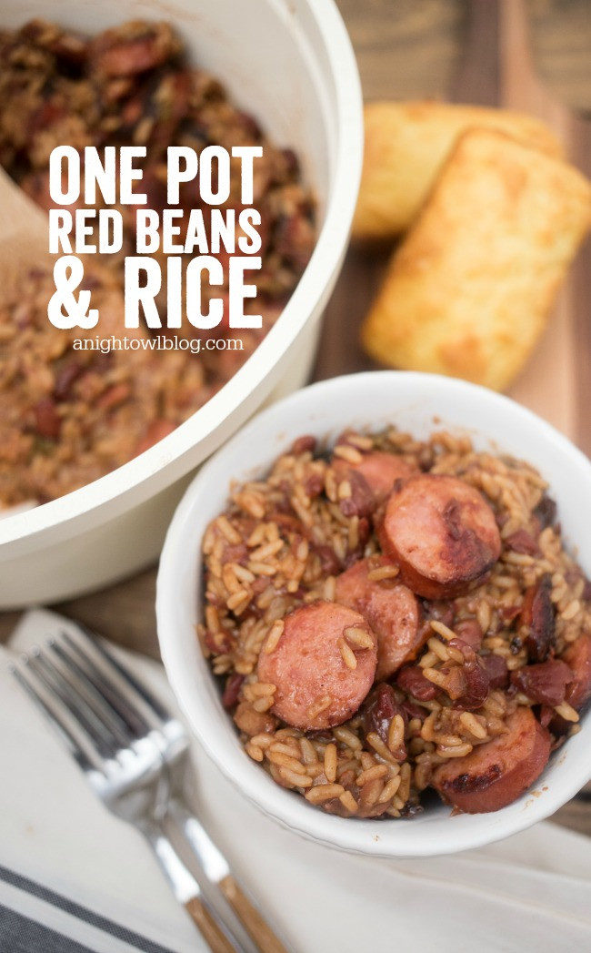 One Pot Red Beans And Rice
 Easy e Pot Red Beans and Rice Dinner