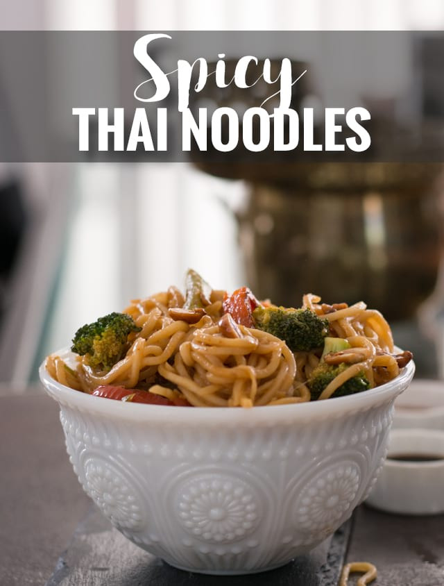 One Pot Spicy Thai Noodles
 e pot spicy Thai noodles with peanuts recipe Pepper Bowl