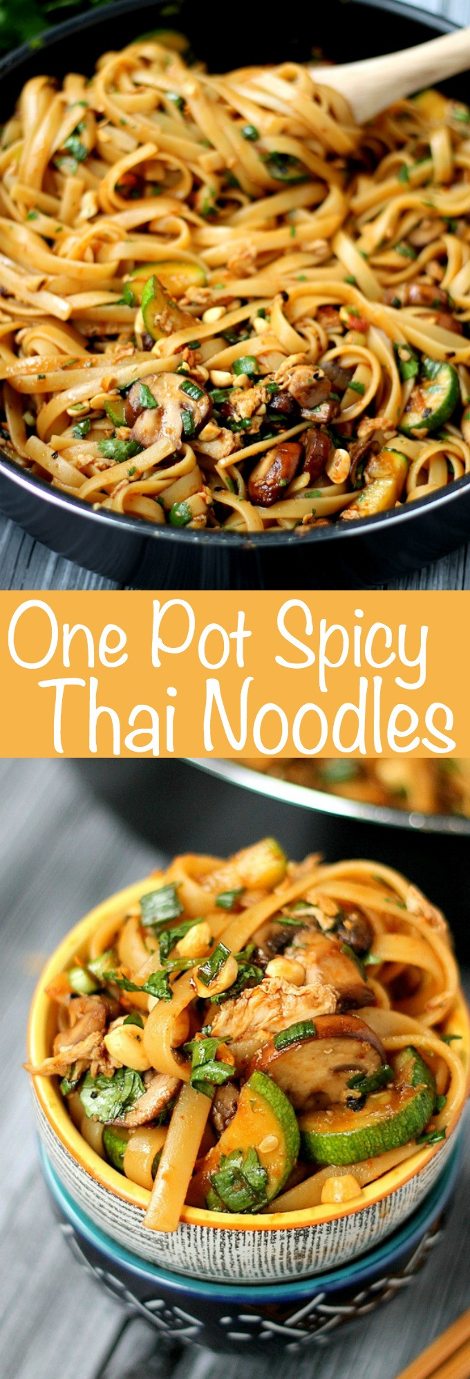 One Pot Spicy Thai Noodles
 e Pot Spicy Thai Noodles Domestic Superhero