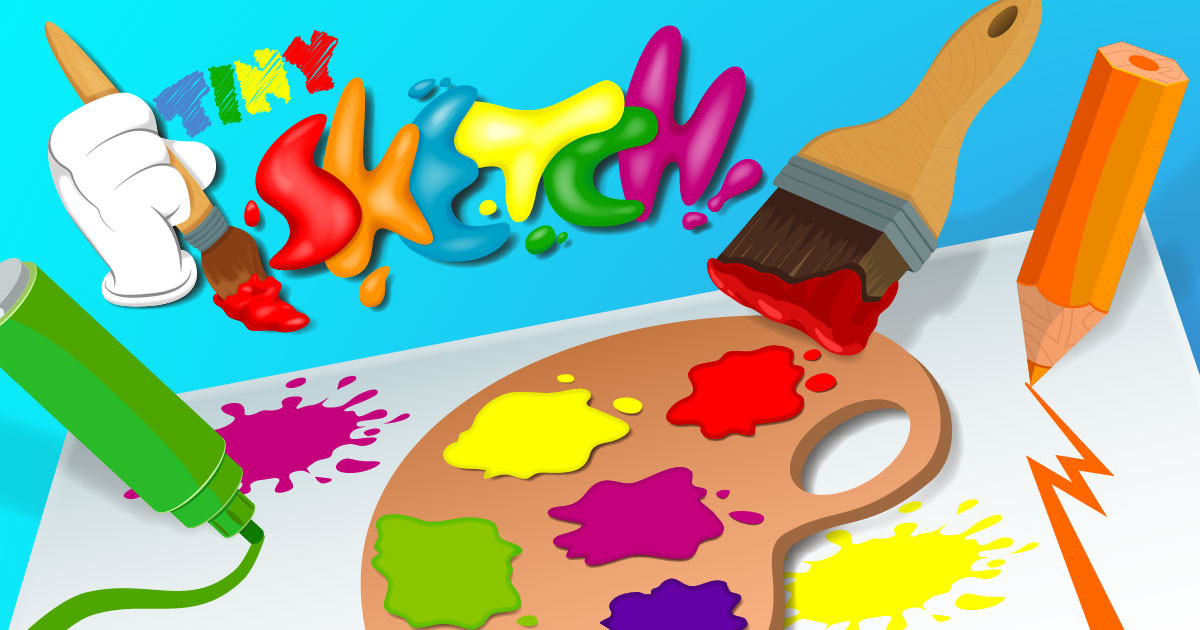 Online Art For Kids
 Paint line A free draw art and creativity game for