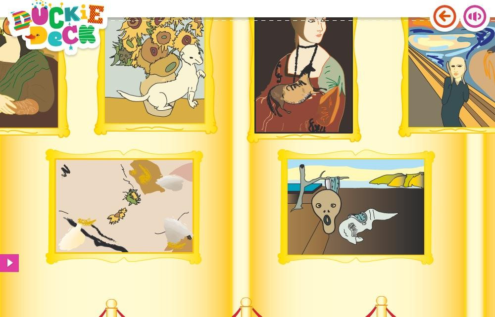 Online Art For Kids
 Art for Kids Art Gallery at Duckie Deck Games