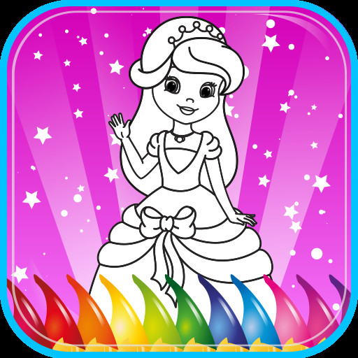 Online Coloring Games For Kids
 Princess Coloring Book for kids coloring game for girls