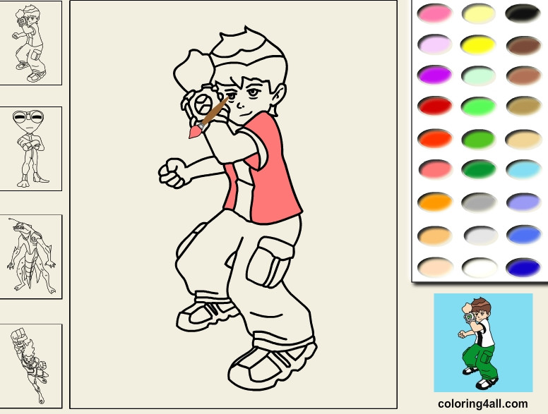 Online Coloring Kids
 5 Free line Coloring Website For Kids