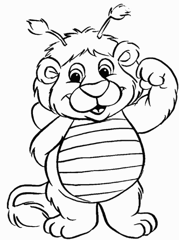 Online Coloring Kids
 Cute Animals Wuzzles Coloring Pages To Kids