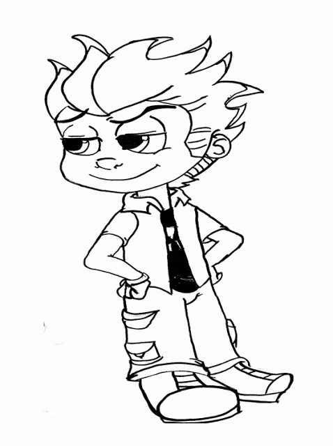 Online Printable Coloring Pages
 Kids Page Johnny Test Coloring Pages