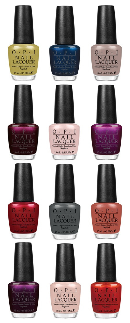 Opi Fall Nail Colors
 Beauty By Sandy OPI Fall Winter 2012 New Collection