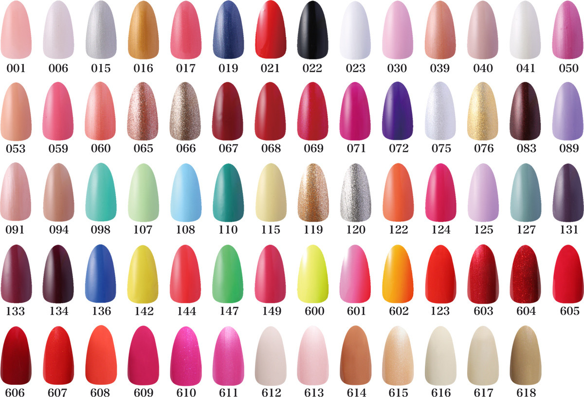 Opi Gel Pink Color Chart