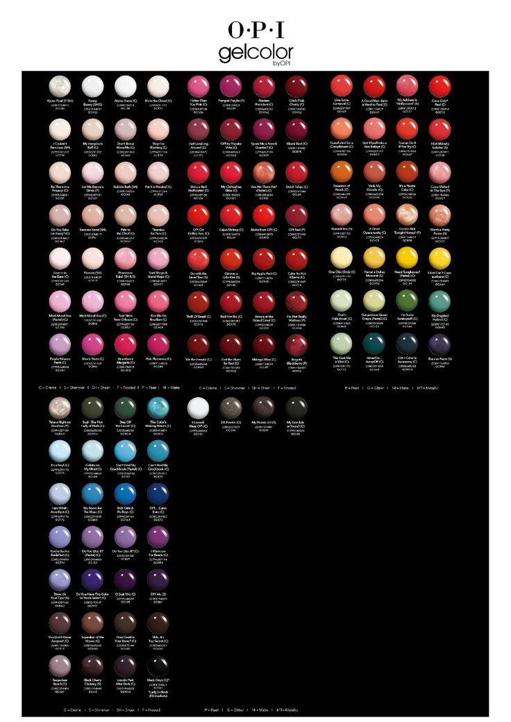 Opi Gel Nail Colors Chart
 Best 25 Opi gel color chart ideas on Pinterest