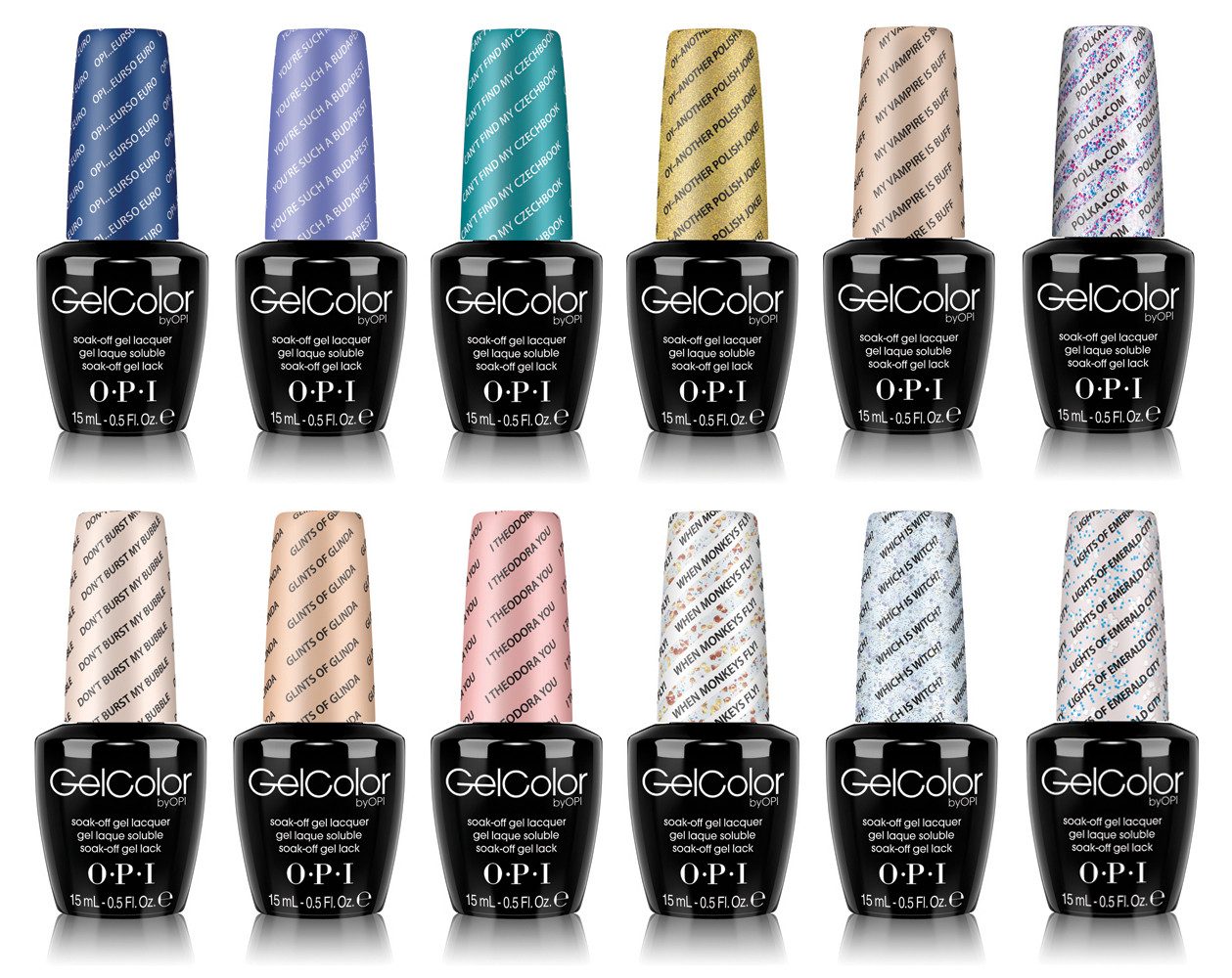 OPI GelColor - New Shellac Colors - wide 3