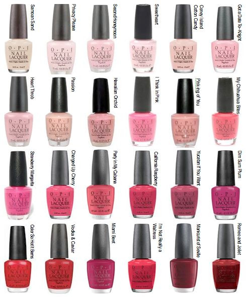 The top 22 Ideas About Opi Nail Colors Chart – Home, Family, Style and ...