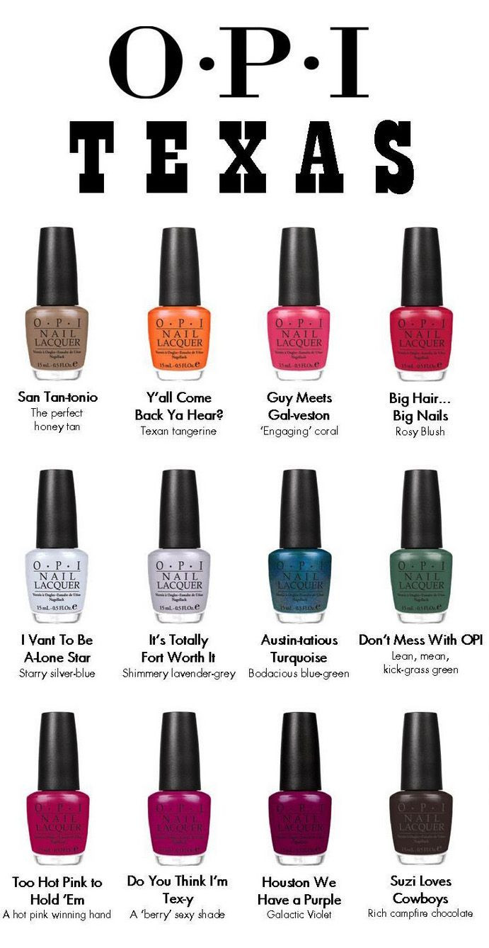 Opi Nail Colors List
 67 best OPI Nail Polish Colors images on Pinterest
