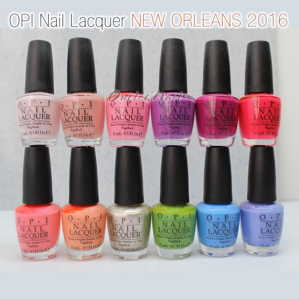 Opi Nail Colors
 OPI Nail Lacquer NEW ORLEANS 2016 Spring Summer Collection
