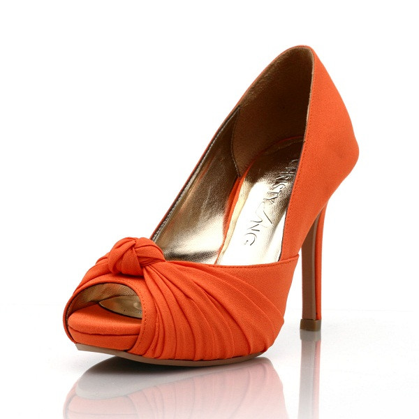 Orange Shoes For Wedding
 Orange Wedding Shoes