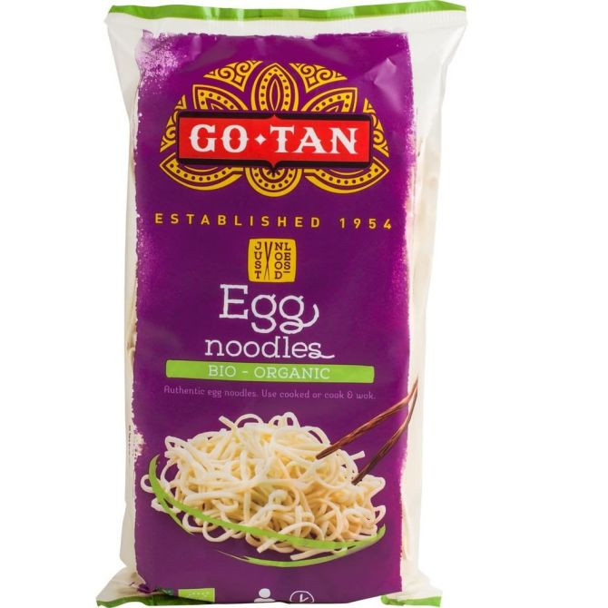 Organic Egg Noodles
 Go Tan Egg Noodles BIO 250g online bestellen