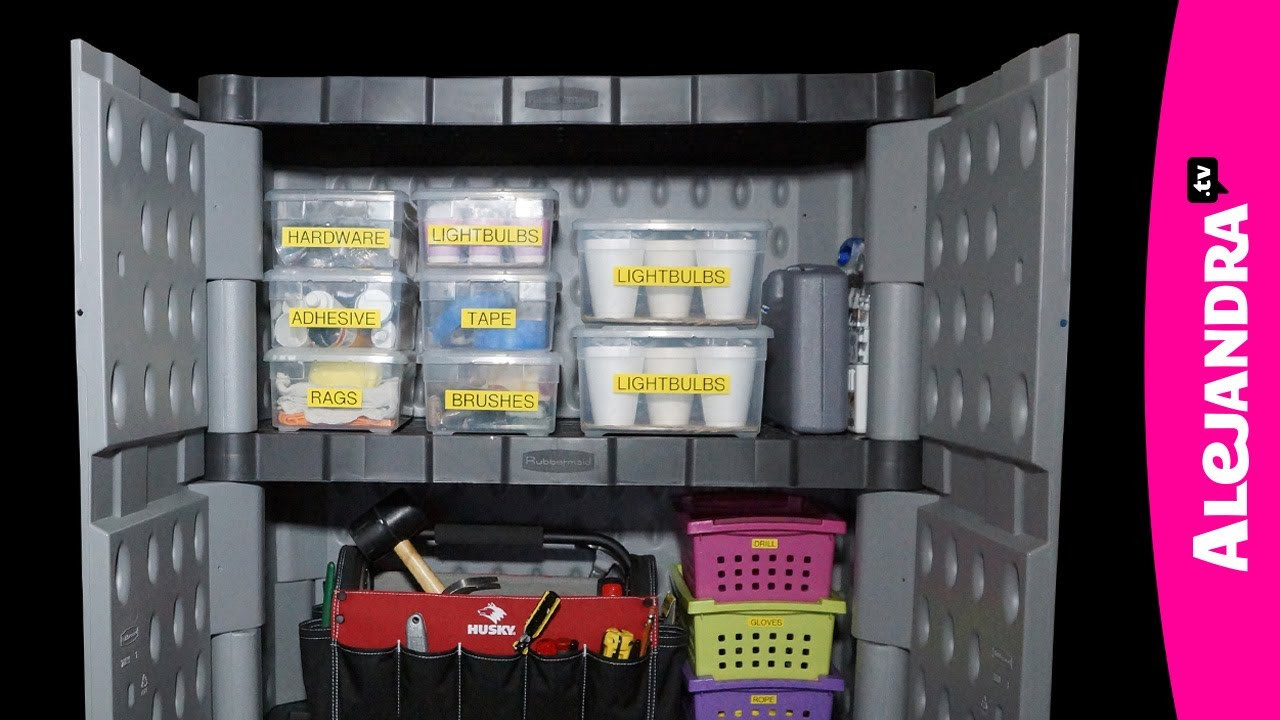 Organize Tools In Garage
 How to Organize Garage Tools & Hardware