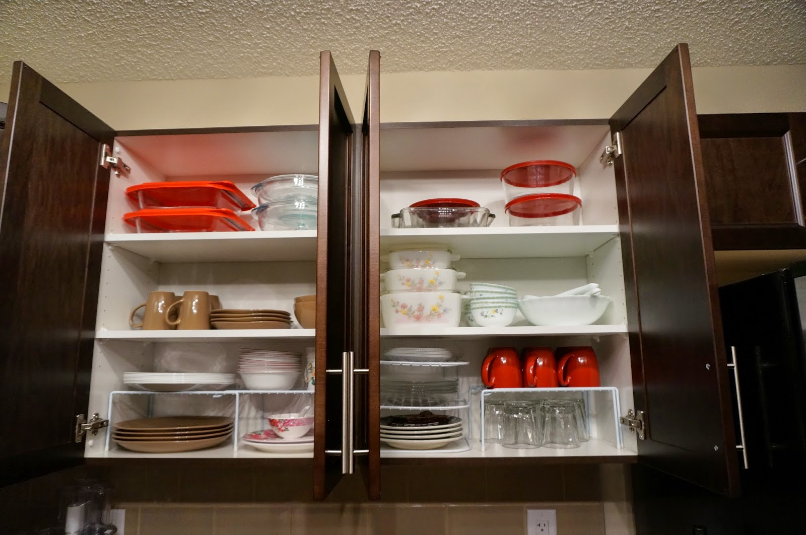 Organizing A Kitchen
 We Love Cozy Homes How to Organize Kitchen Cabinet Shelves