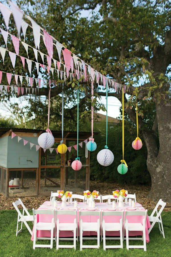 Outdoor Birthday Decorations
 10 Kids Backyard Party Ideas