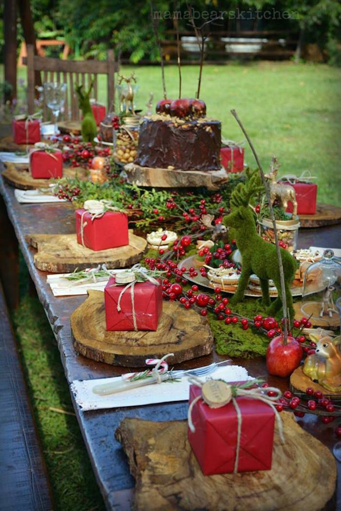 Outdoor Christmas Party Ideas
 Rustic Vintage Woodland Party Christmas Birthday