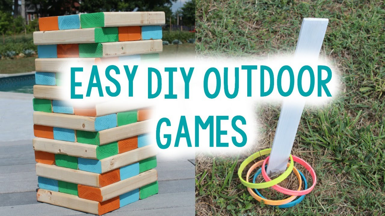 Outdoor Crafts For Adults
 DIY OUTDOOR GAMES FOR SUMMER