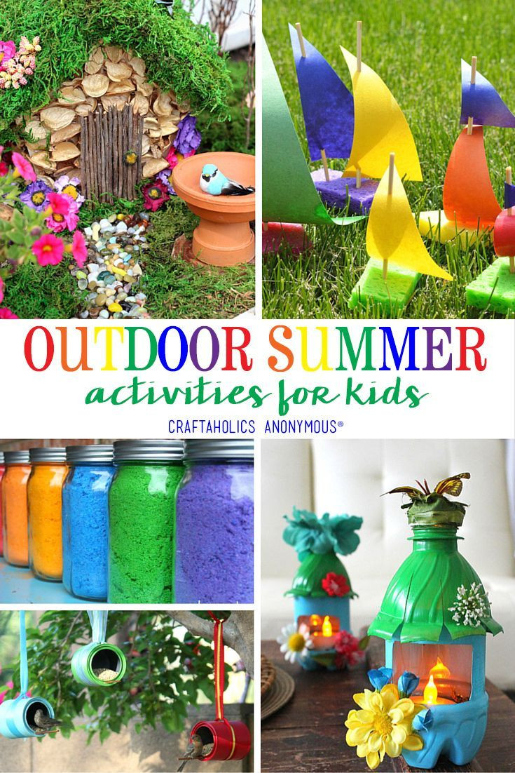 Outdoor Crafts For Adults
 Summer Outdoor Crafts for Kids