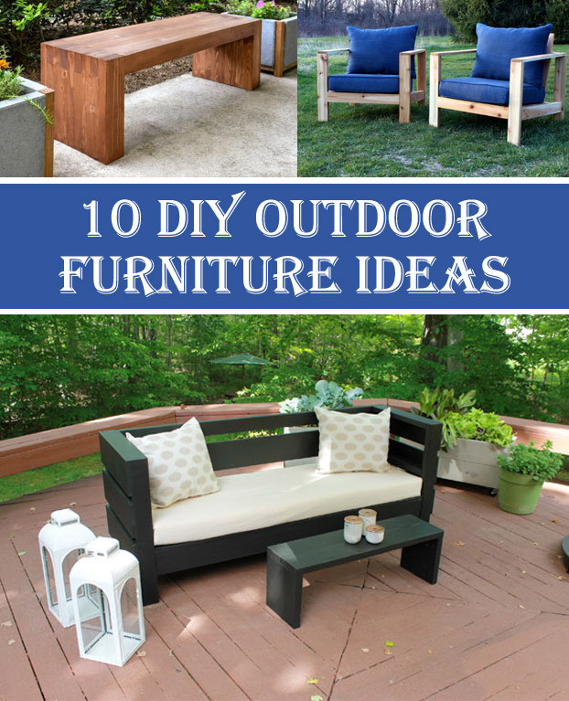 Outdoor Furniture Ideas DIY
 10 Insanely Cool DIY Outdoor Furniture Ideas – Diys To Do