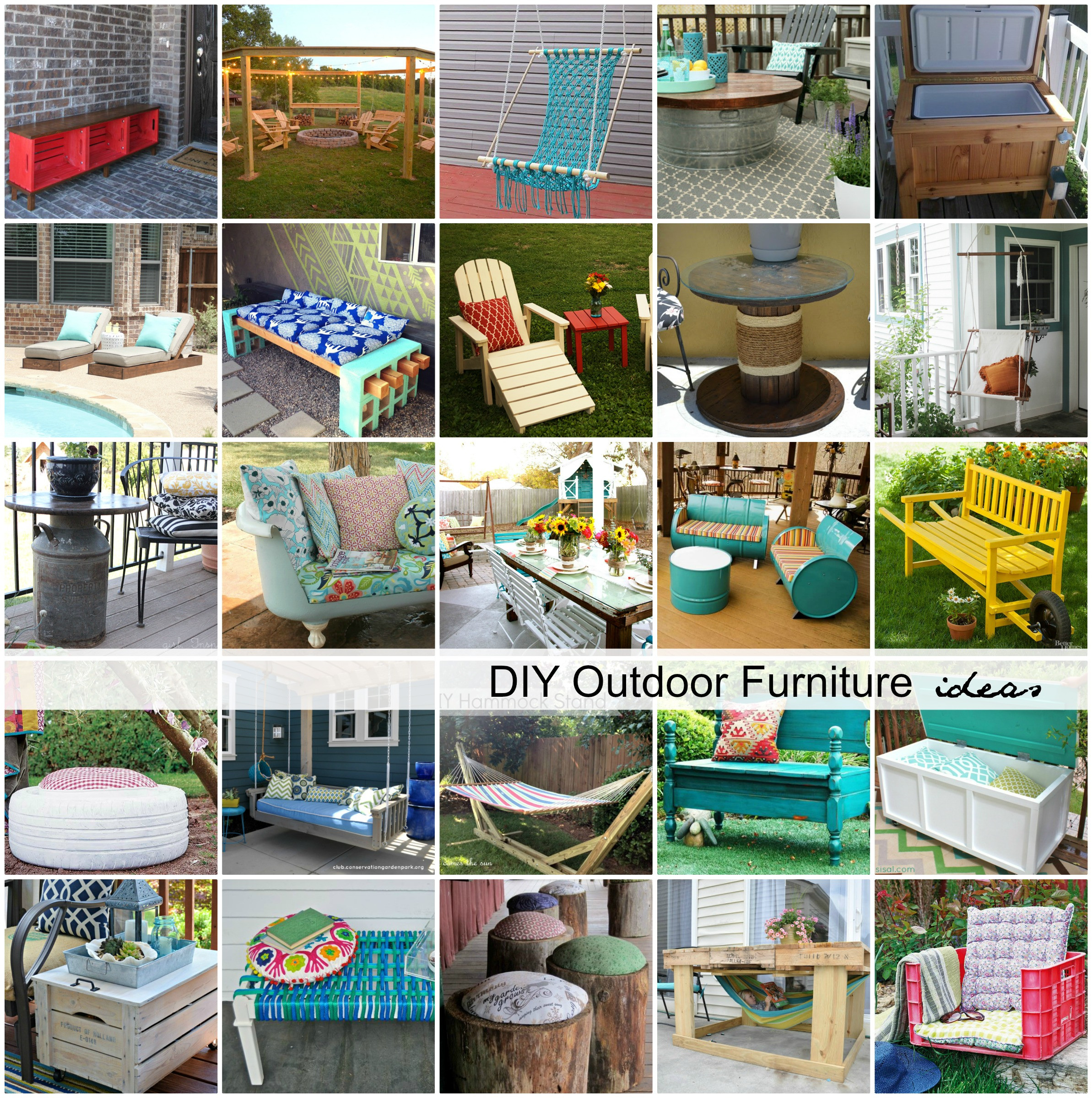 Outdoor Furniture Ideas DIY
 DIY Outdoor Furniture Ideas The Idea Room
